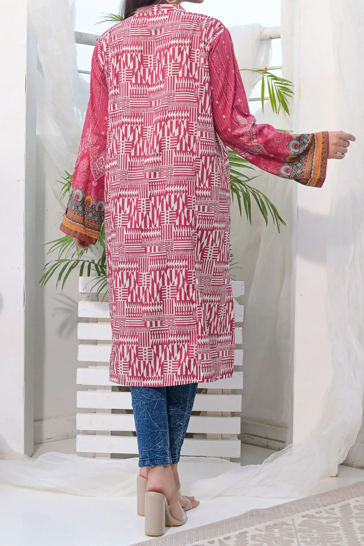 1 PIECE DIGITAL PRINT KURTI | DPKHK-29