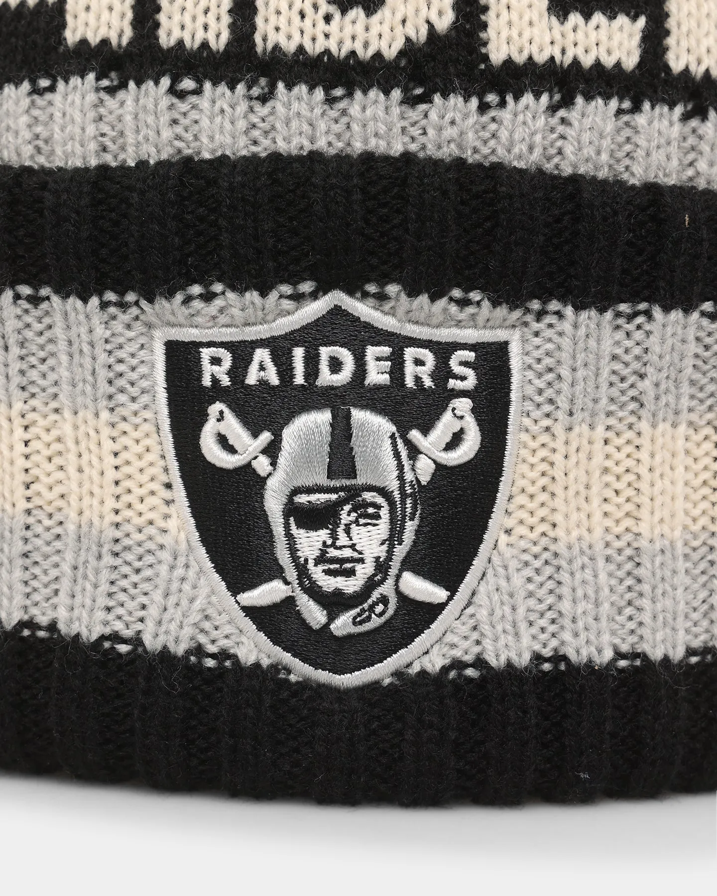 47 Brand Las Vegas Raiders Bering Cuff Knit Beanie Black