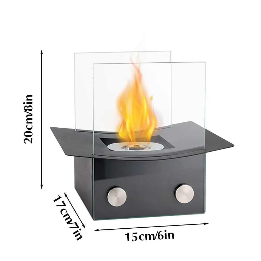 8" H Portable Tabletop Fireplace