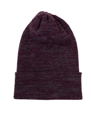 Alpaca Beanie - Pixel - Eggplant