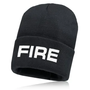 ALPHA Beanie | Black | Fire