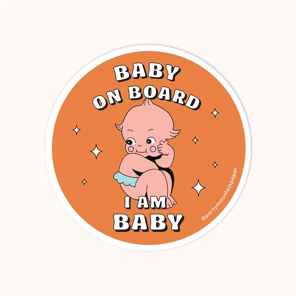 Baby On Board Bumper Sticker