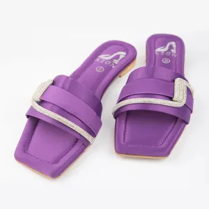 BAND SLIPPERS Purple