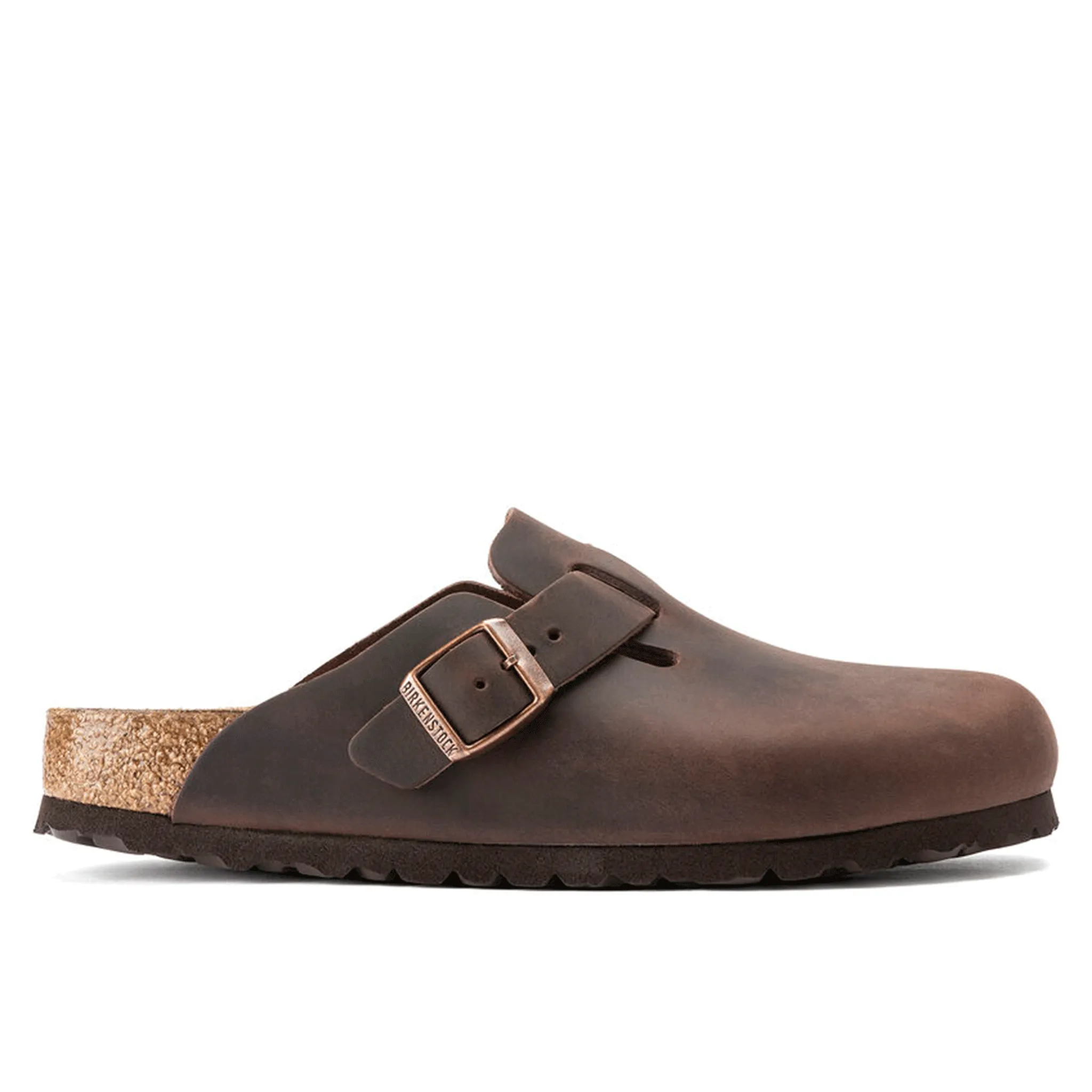 BIRKENSTOCK Boston Clogs - Oiled Leather Habana