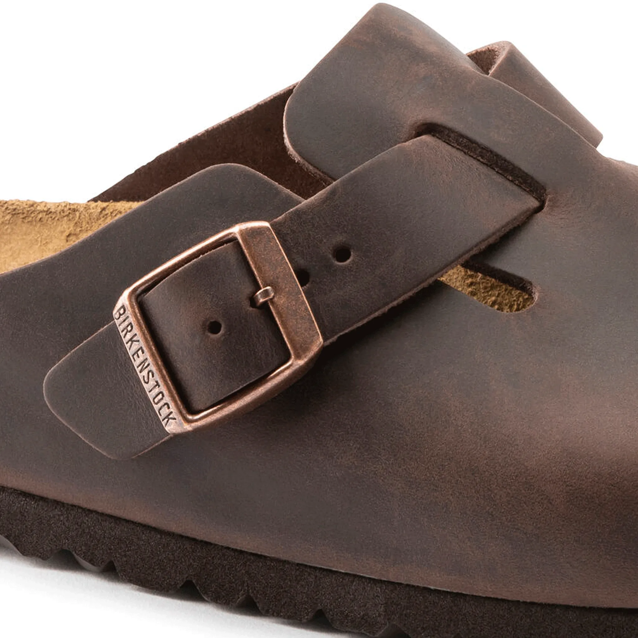 BIRKENSTOCK Boston Clogs - Oiled Leather Habana