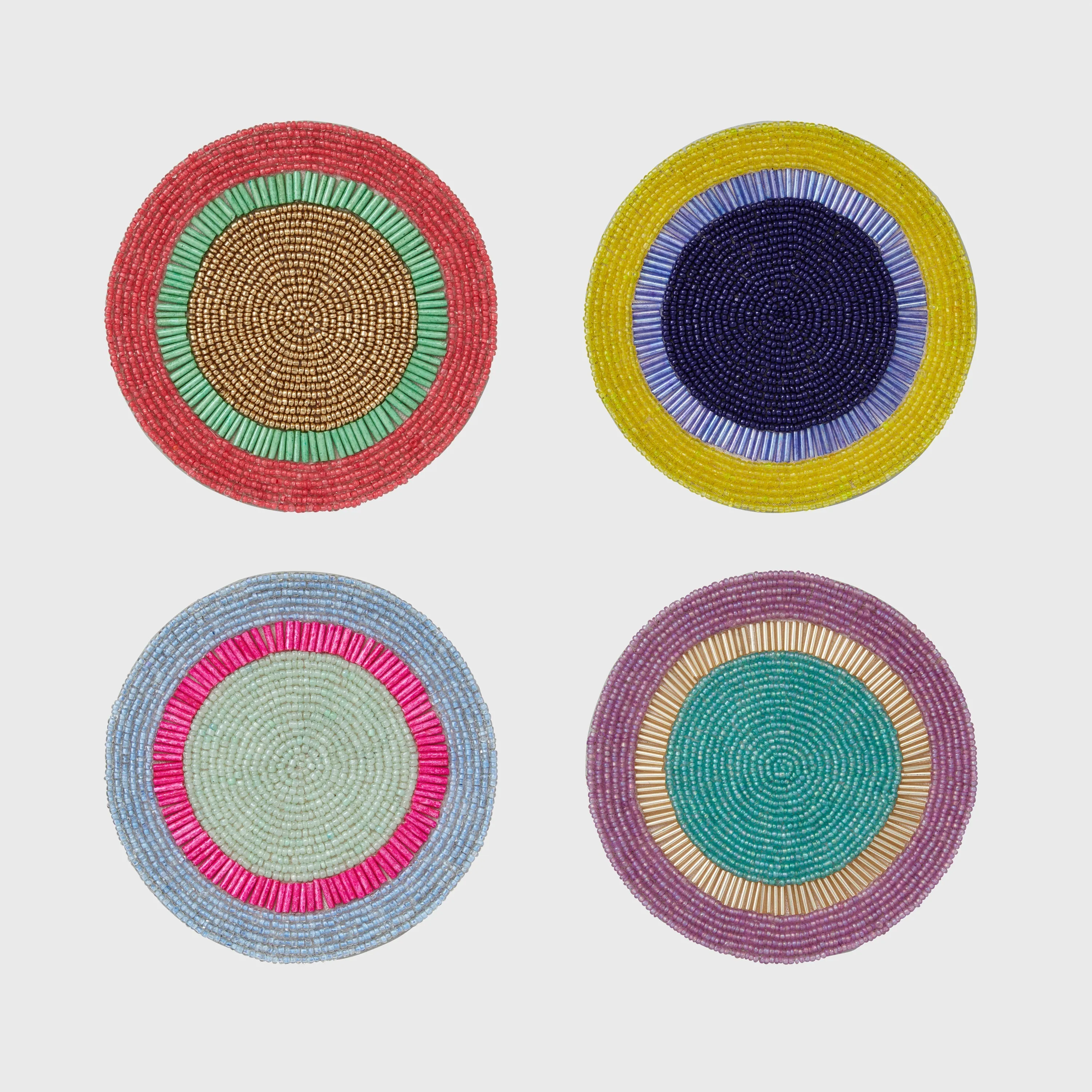 Bright Stripe Coasters