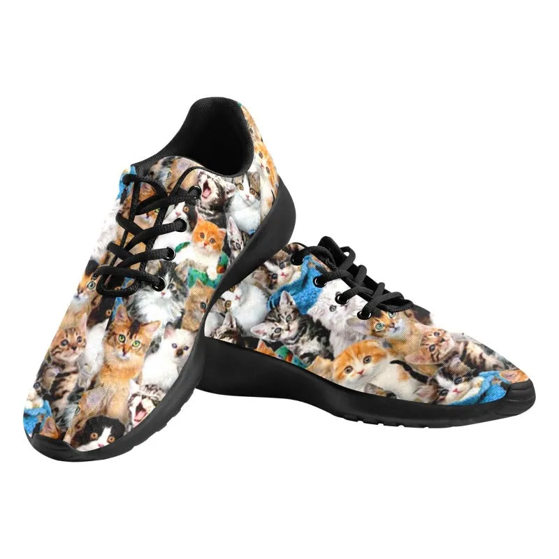 Cat Themed Women's Athletic Shoes