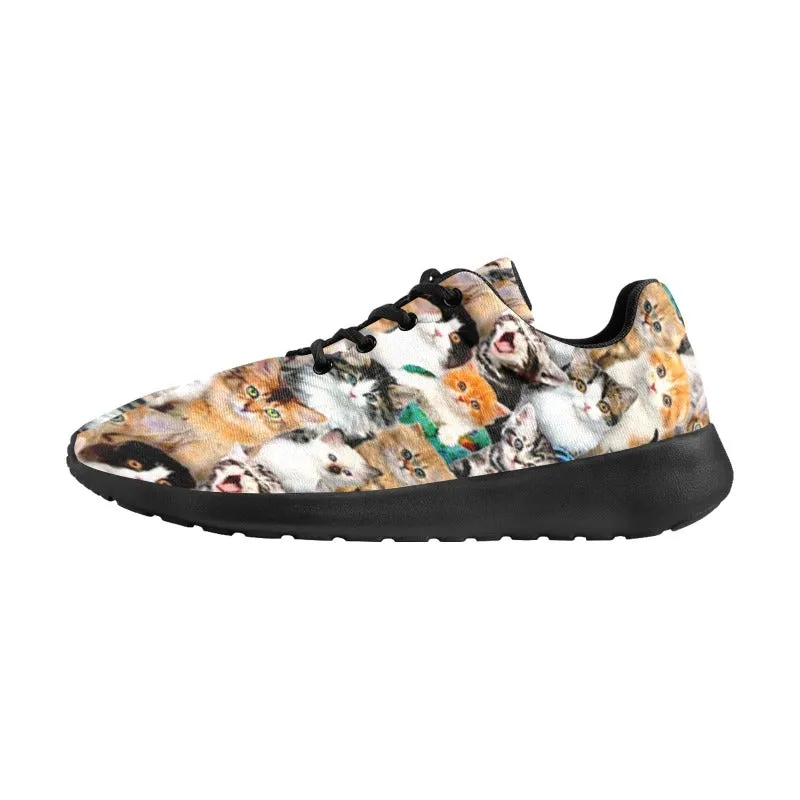 Cat Themed Women's Athletic Shoes