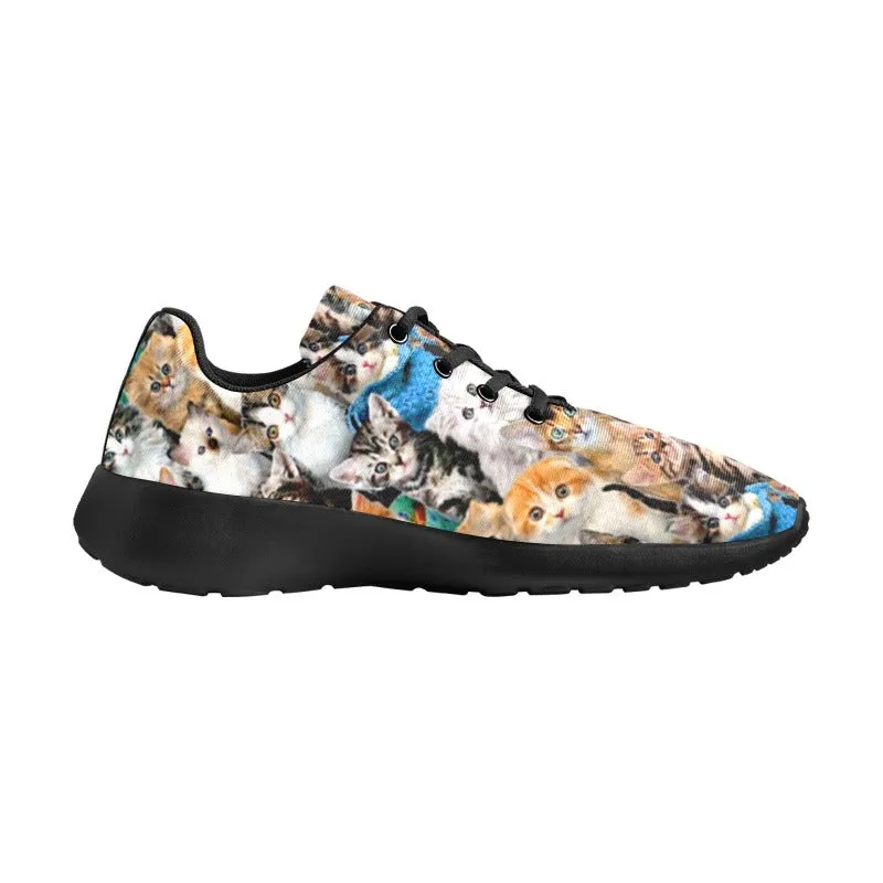 Cat Themed Women's Athletic Shoes