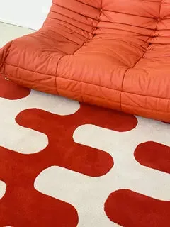 Checkerboard Fluffy Rug