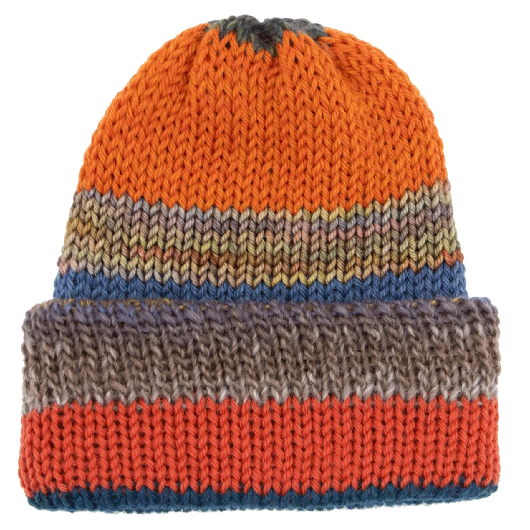 Chimney Short Stack Beanie Blocks Multicolor