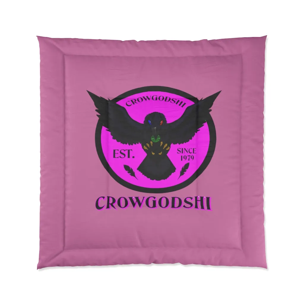 Copy of Crowgodshi First Generation Comforter, PINK LOGO