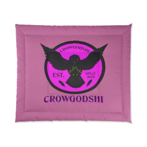 Copy of Crowgodshi First Generation Comforter, PINK LOGO