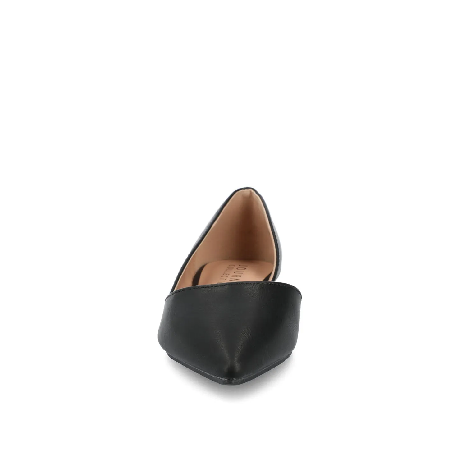 CORTNI D'ORSAY FLATS IN FAUX LEATHER