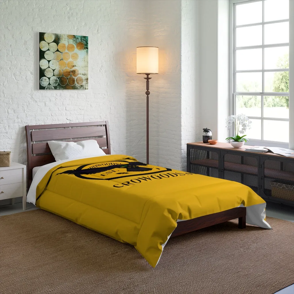 Crowgodshi First Generation Comforter, GOLD LOGO