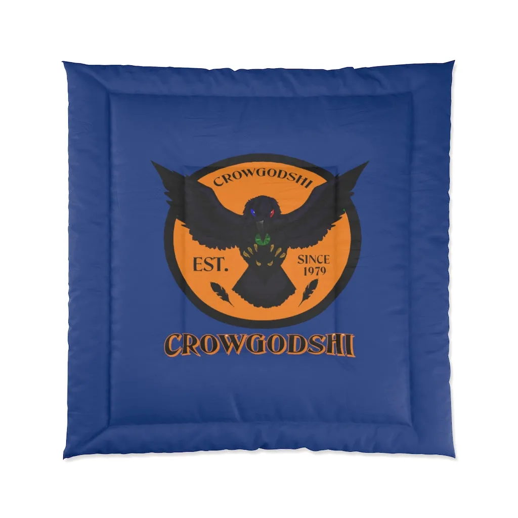 Crowgodshi First Generation Comforter, ORANGE LOGO