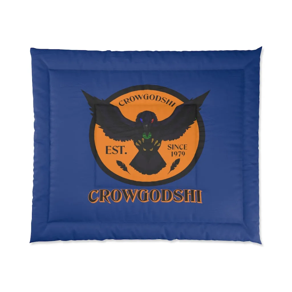 Crowgodshi First Generation Comforter, ORANGE LOGO