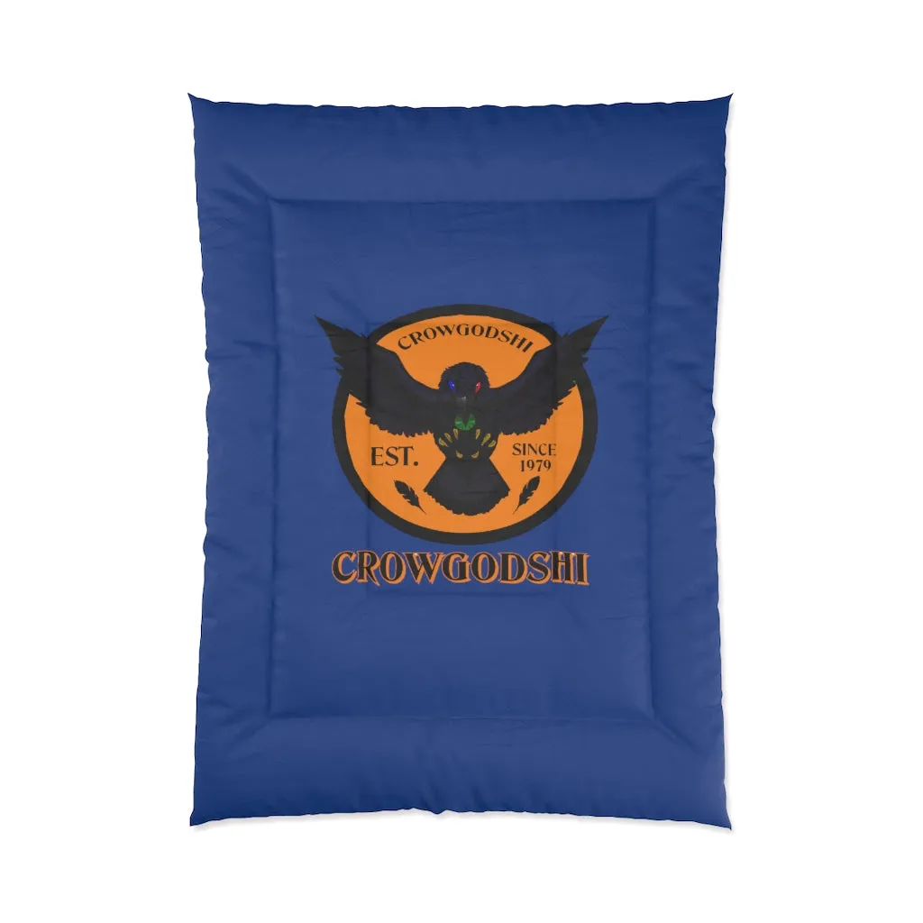 Crowgodshi First Generation Comforter, ORANGE LOGO