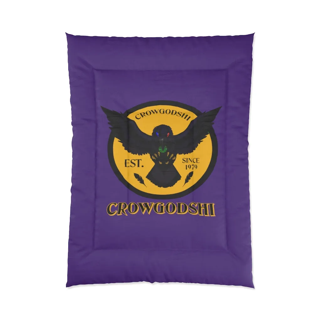 Crowgodshi Purple & Gold ECU Edition Comforter