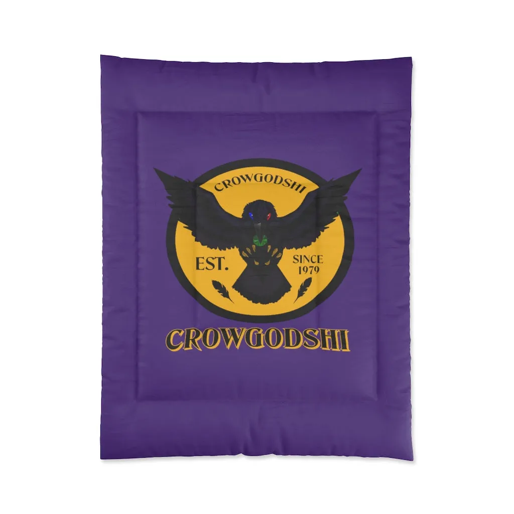 Crowgodshi Purple & Gold ECU Edition Comforter