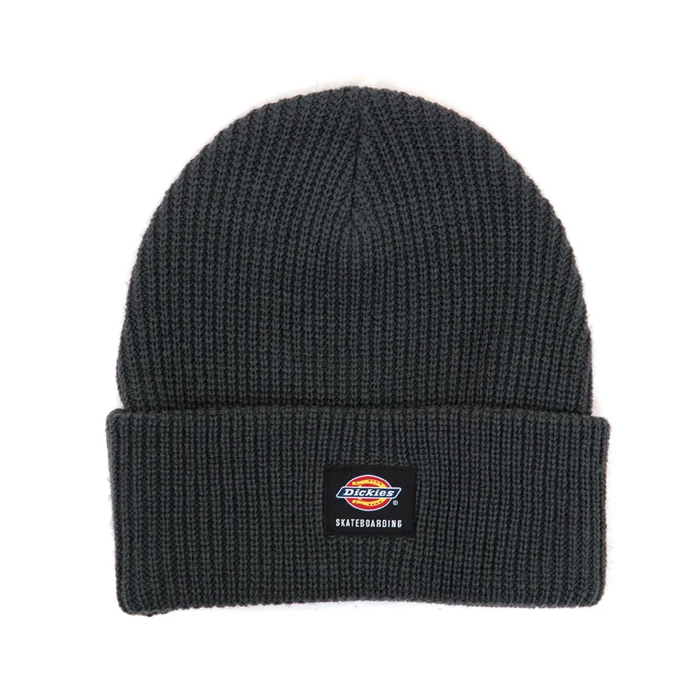 Dickies Skateboarding Cuffed Beanie (Charcoal Grey)