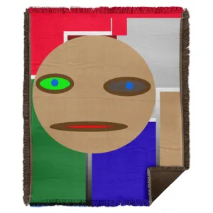 figure in composition WB56 Woven Blanket - 50x60