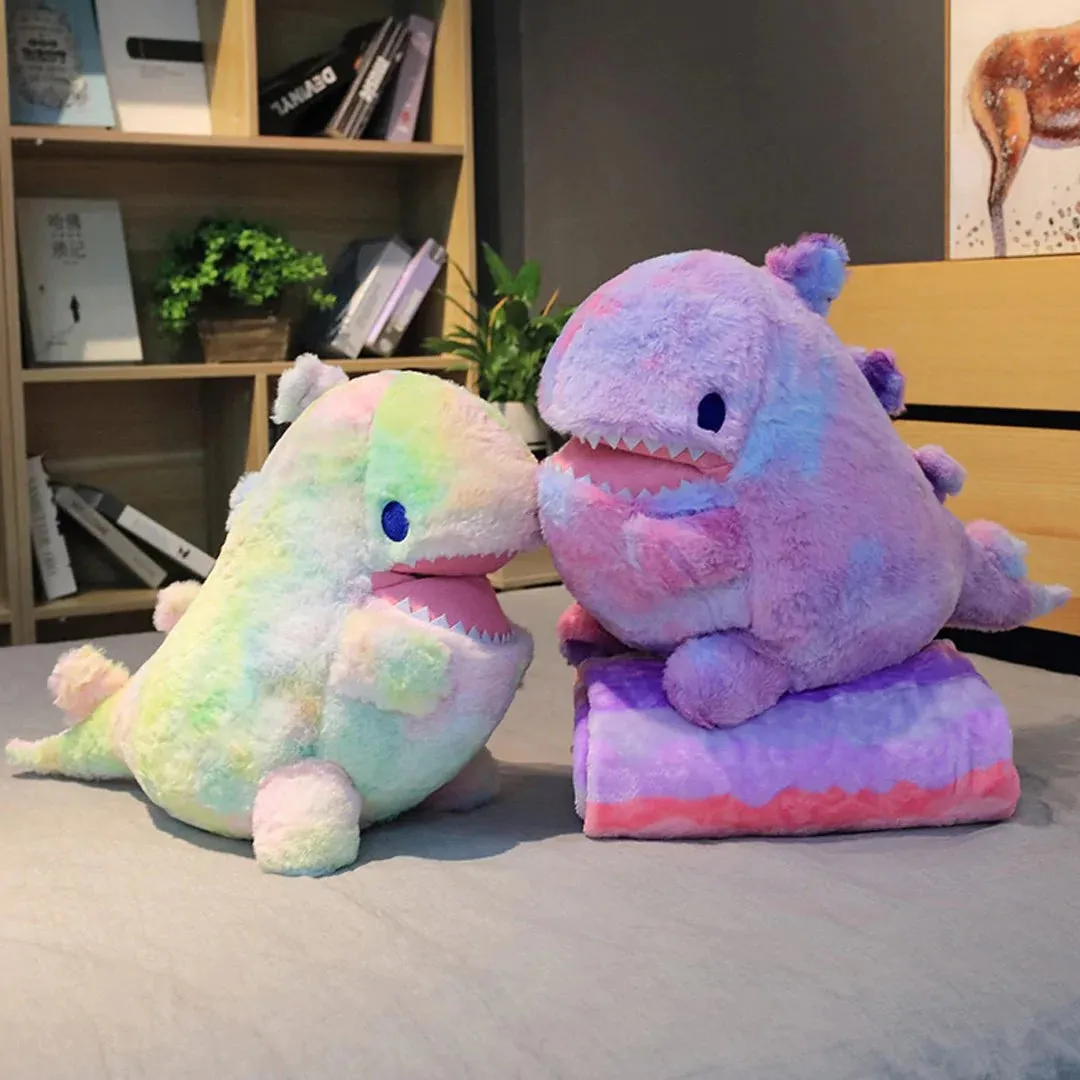 Fuzzy Kawaii Galaxy Dinosaur Rex Stuffed Animals Plushie