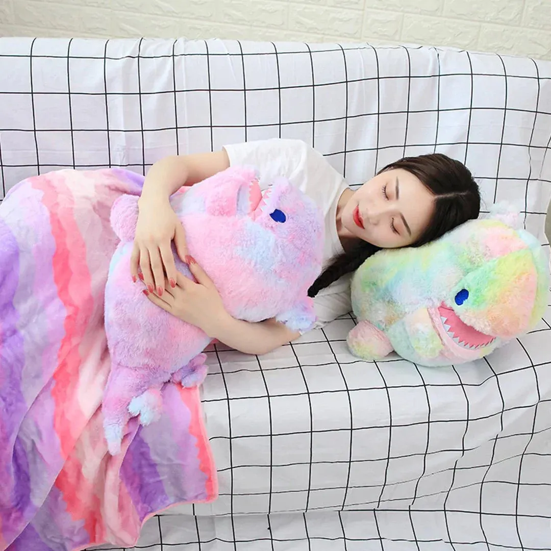 Fuzzy Kawaii Galaxy Dinosaur Rex Stuffed Animals Plushie