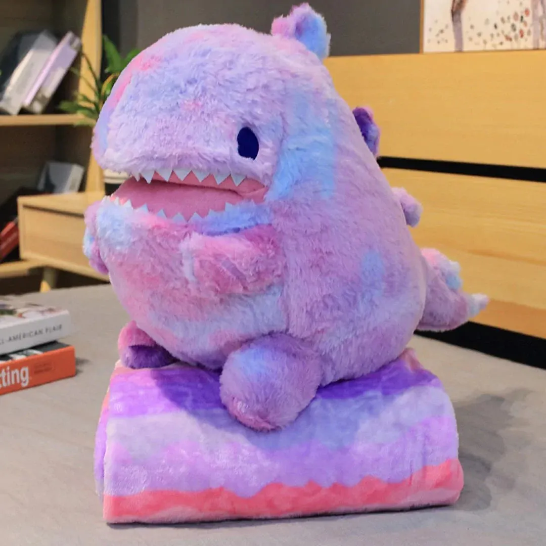 Fuzzy Kawaii Galaxy Dinosaur Rex Stuffed Animals Plushie