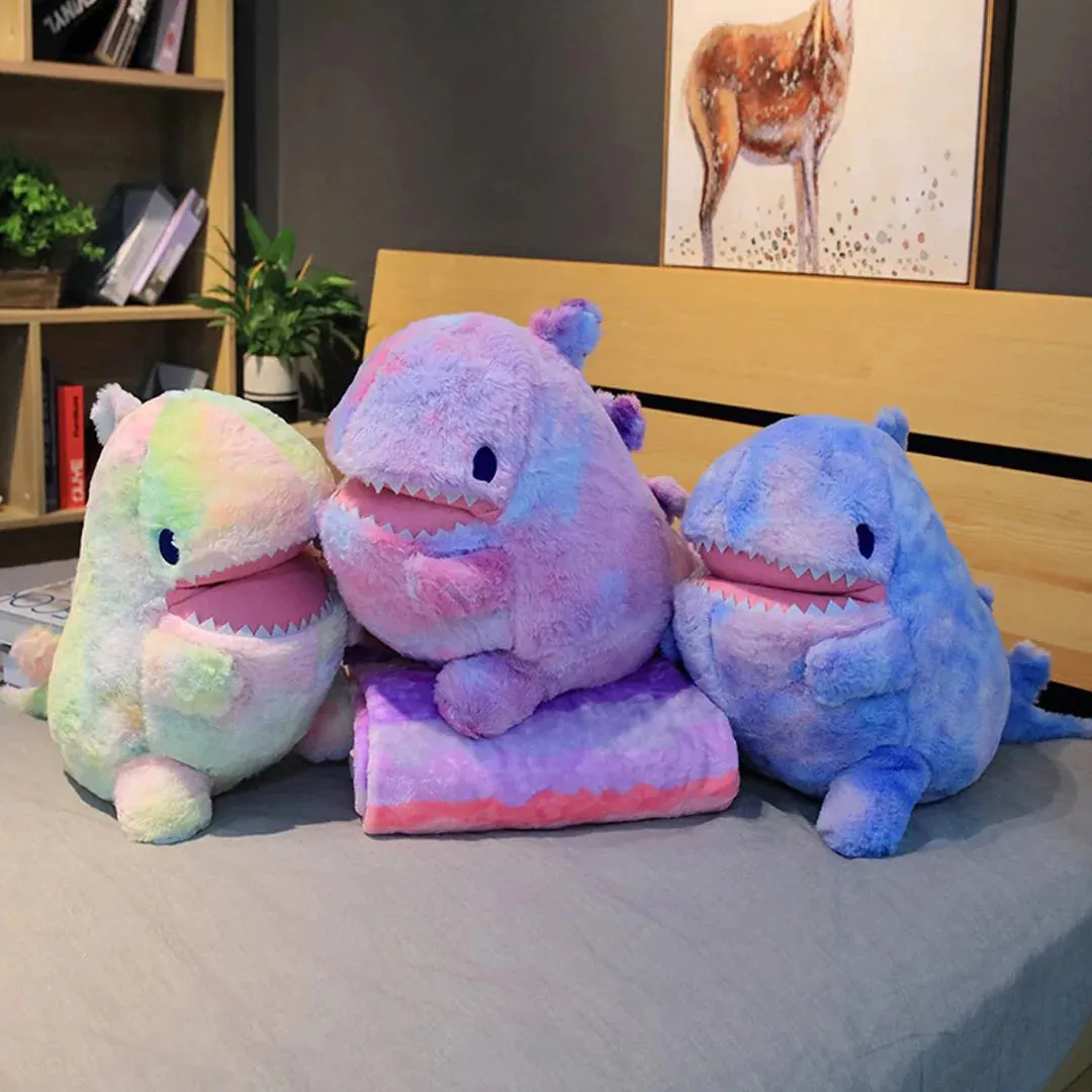 Fuzzy Kawaii Galaxy Dinosaur Rex Stuffed Animals Plushie