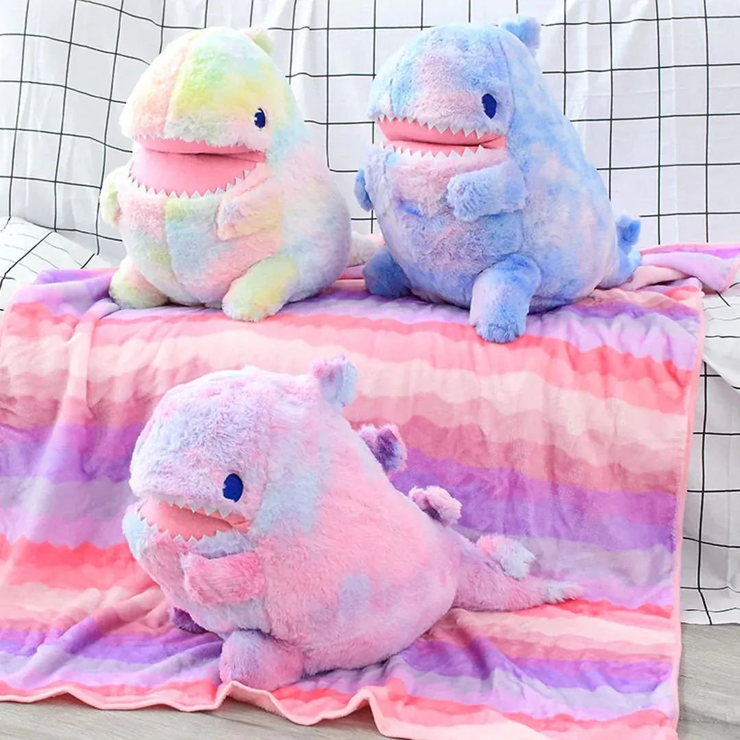 Fuzzy Kawaii Galaxy Dinosaur Rex Stuffed Animals Plushie