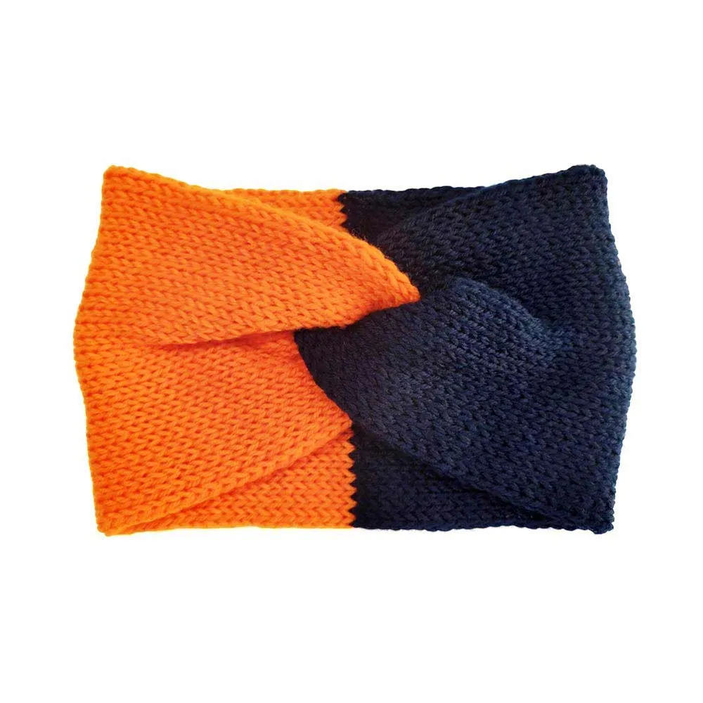 Game Day Two Tone Knit Earmuff Headband