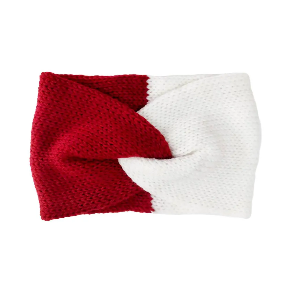 Game Day Two Tone Knit Earmuff Headband