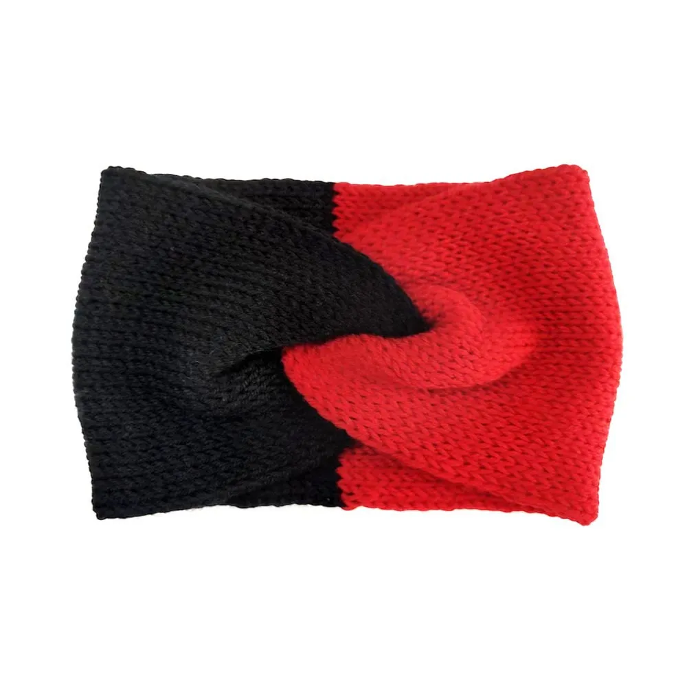 Game Day Two Tone Knit Earmuff Headband