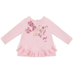 Girls Pink Ribbon T-shirt