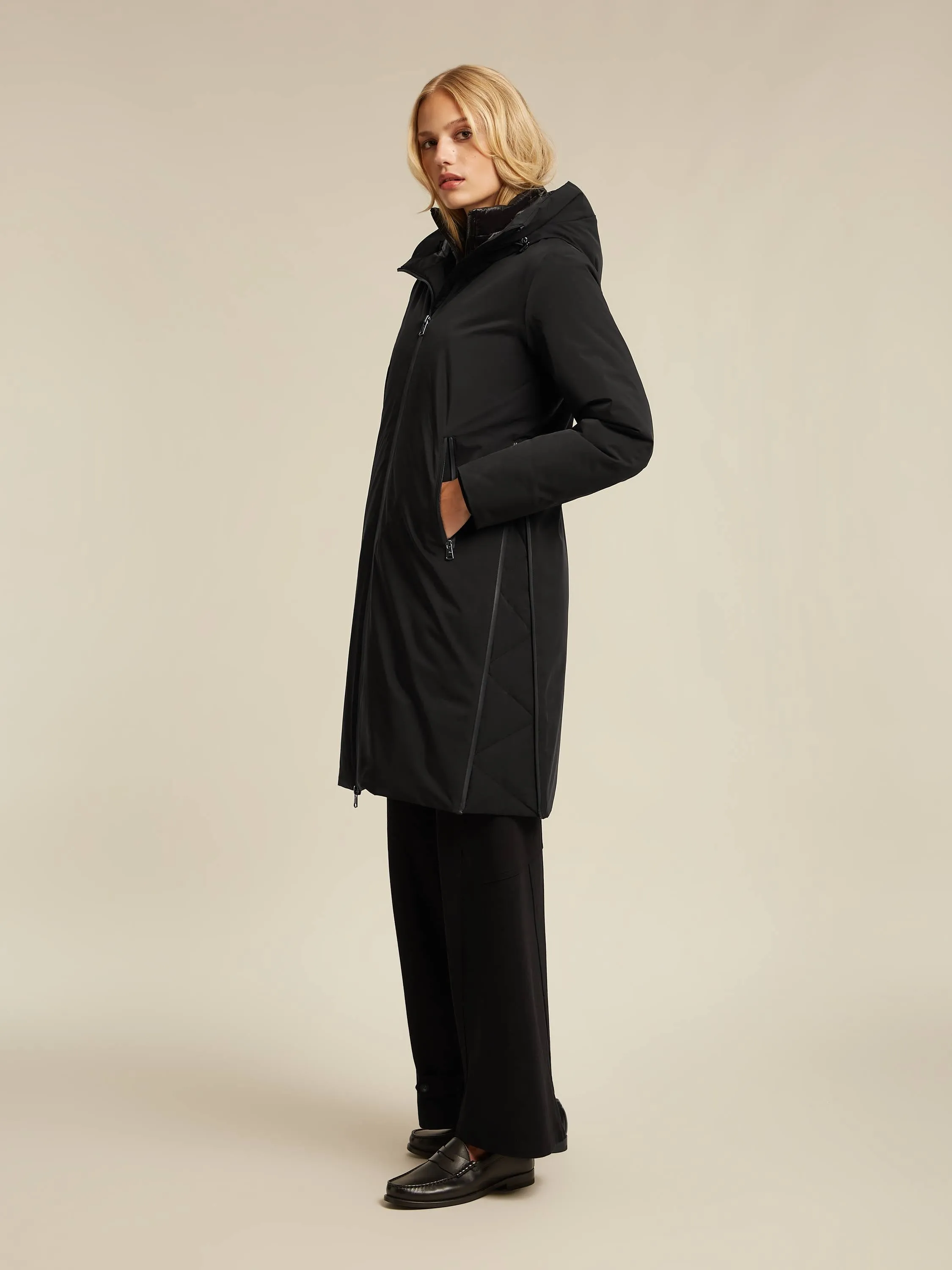 Haven raincoat - Black