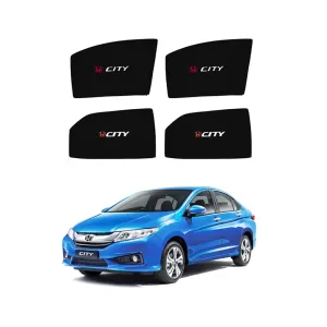 Honda City Side Shades With Logo - Model 2021-2023