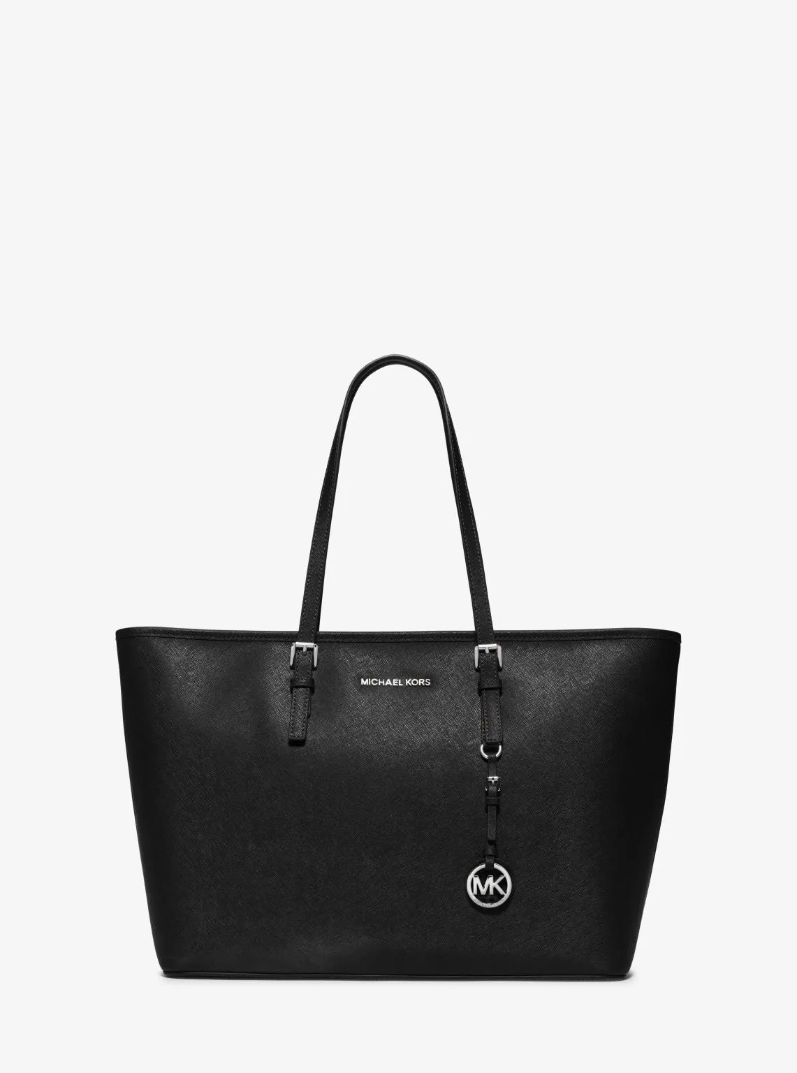 Jet Set Medium Saffiano Leather Top-Zip Tote Bag