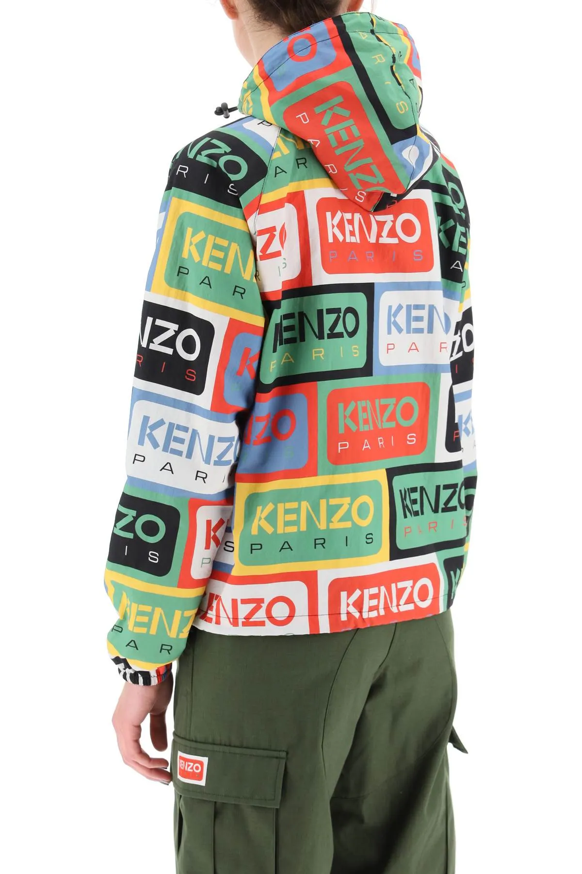 Kenzo 'kenzo labels' anorak jacket