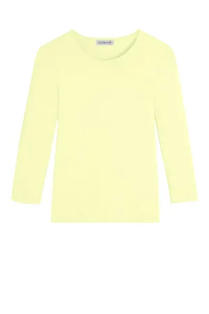 Kettlewell Semi Scoop 3/4 Sleeve - Ice Lemon