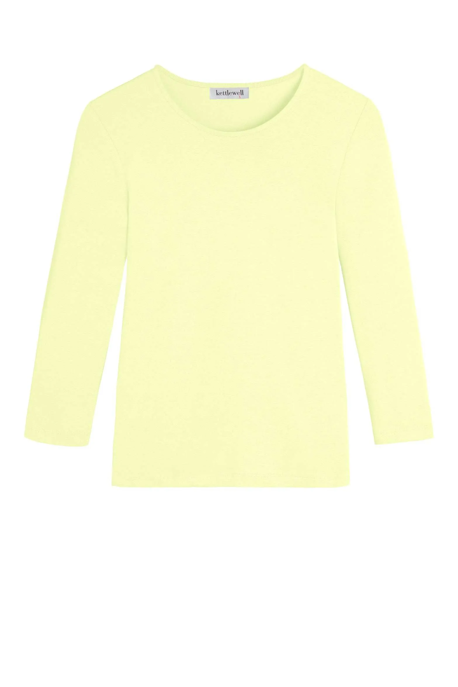 Kettlewell Semi Scoop 3/4 Sleeve - Ice Lemon