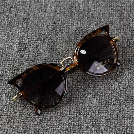 Kids Unisex Cat Eye Design Stylish Sunglasses