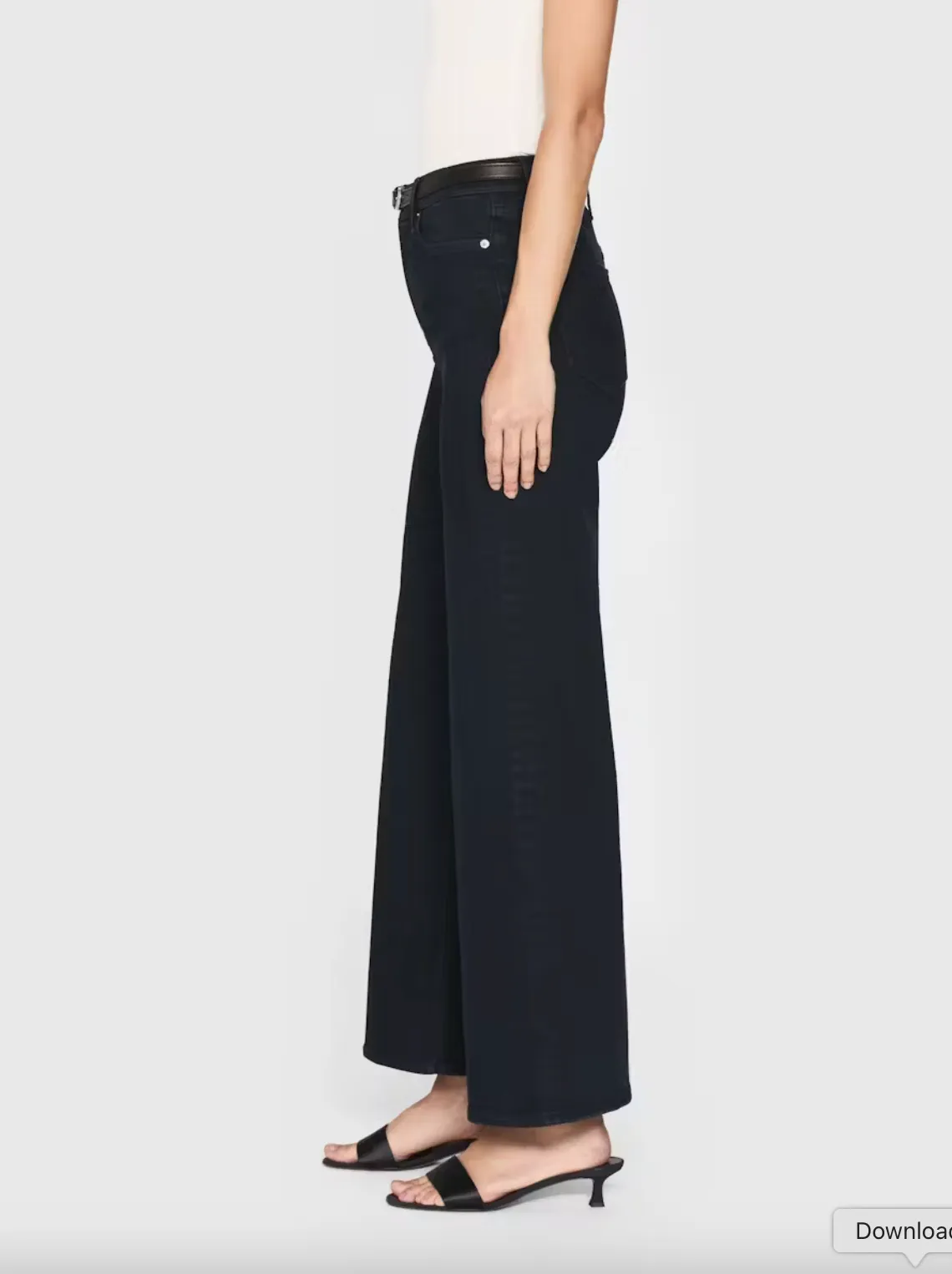 Le Palazzo High Rise Wide Leg Crop - Slow Days