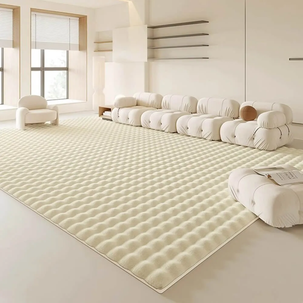 Luxury Creamy Style Fluffy Plush Rug