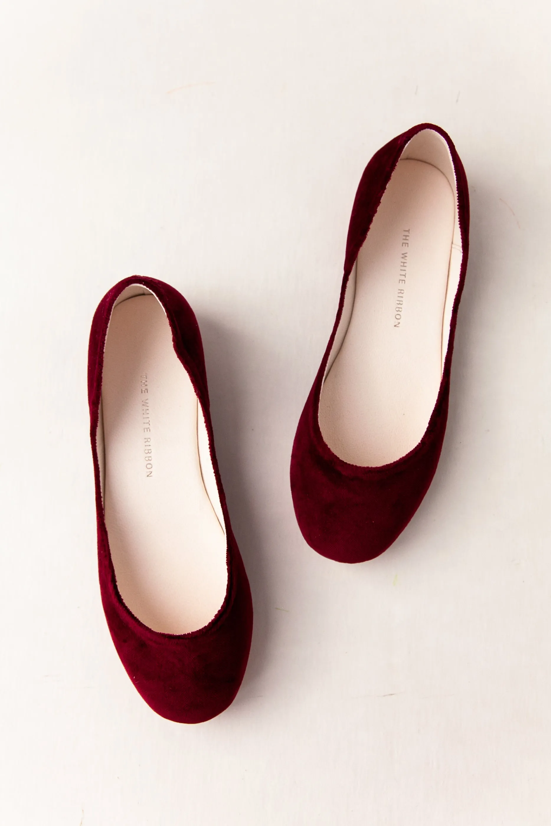 MILA BALLET FLATS – Bordeaux Velvet