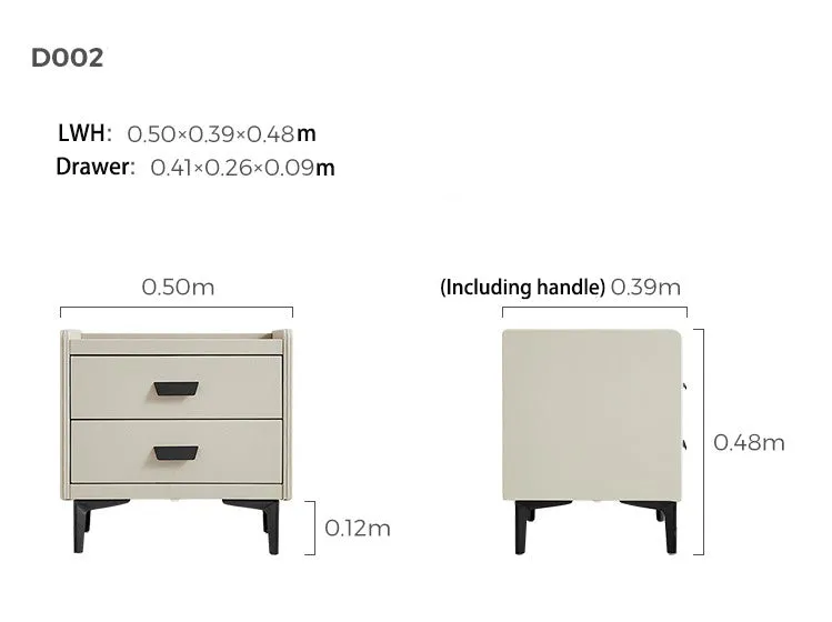 Minimalist Modern Luxurious Bedside Table