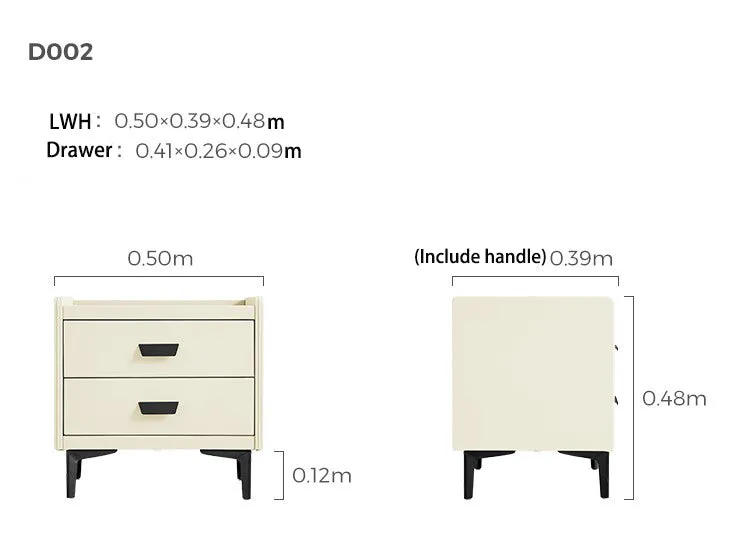 Minimalist Modern Luxurious Bedside Table