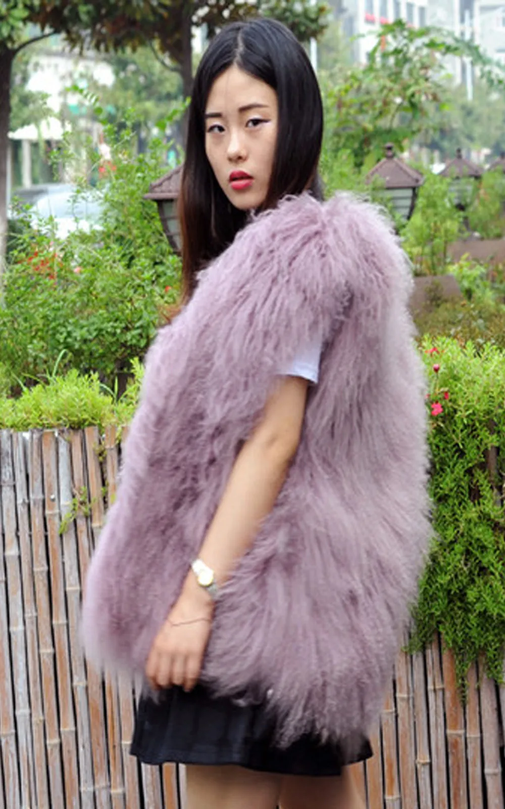 Mongolian Faux Fur Gilet