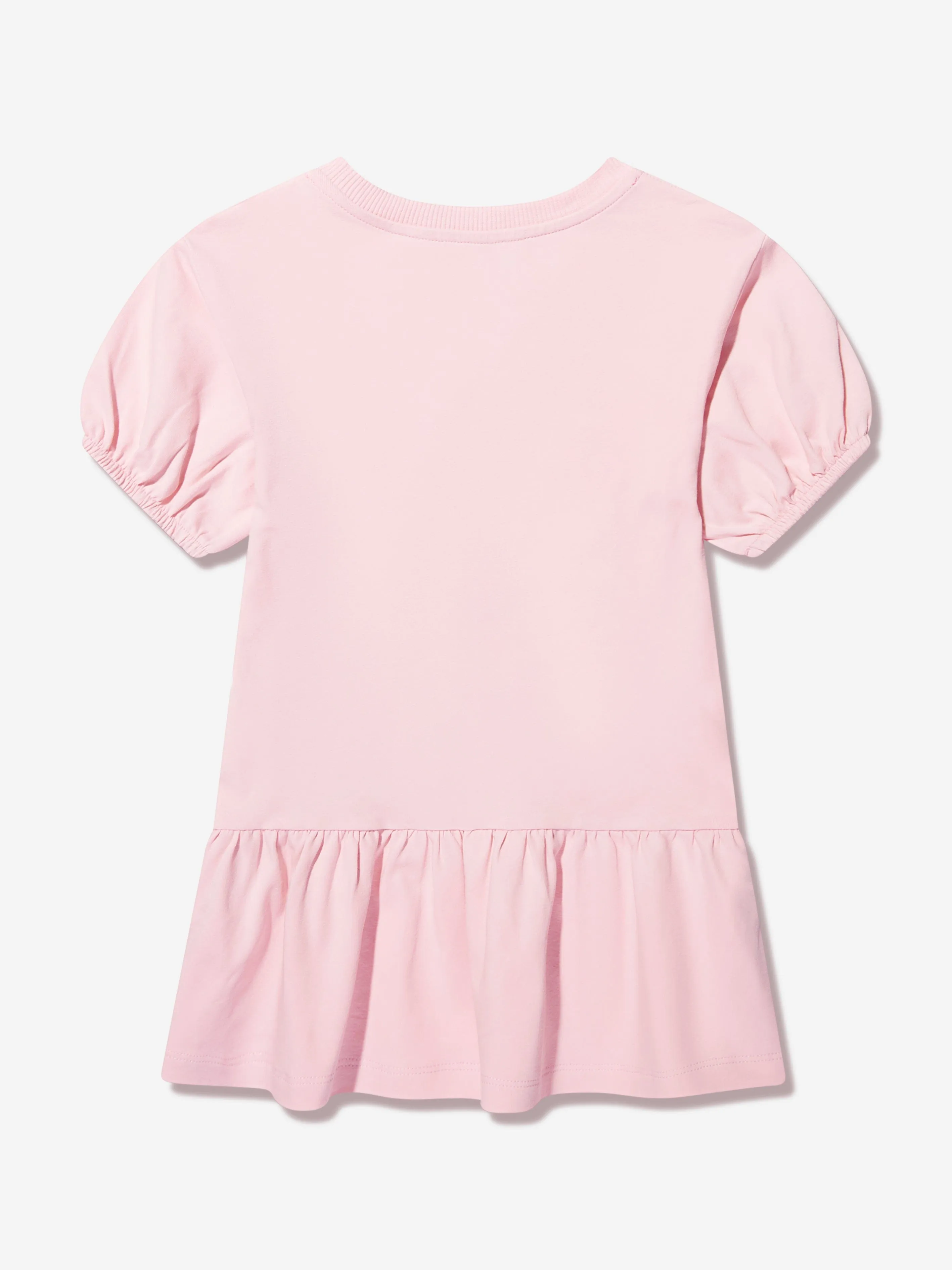 Moschino Girls T-Shirt Skater Dress in Pink