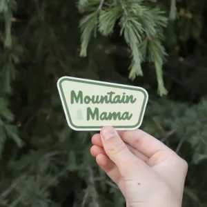 Mountain Mama Sticker | Waterproof Vinyl Sticker, UV resista